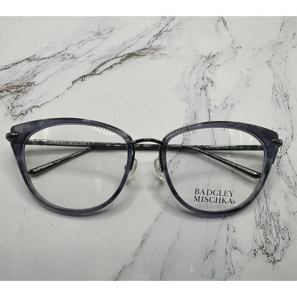 Badgley Mischka Lucie- Color Blue- 54-17-135 Brand New
